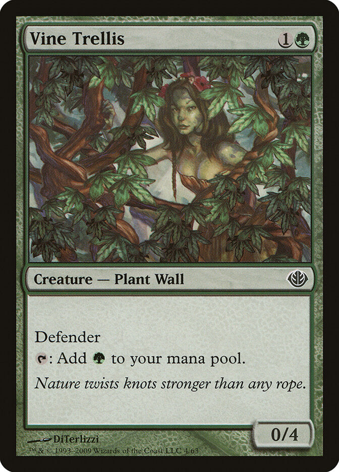 Vine Trellis (4) - Duel Decks: Garruk vs. Liliana (DDD)