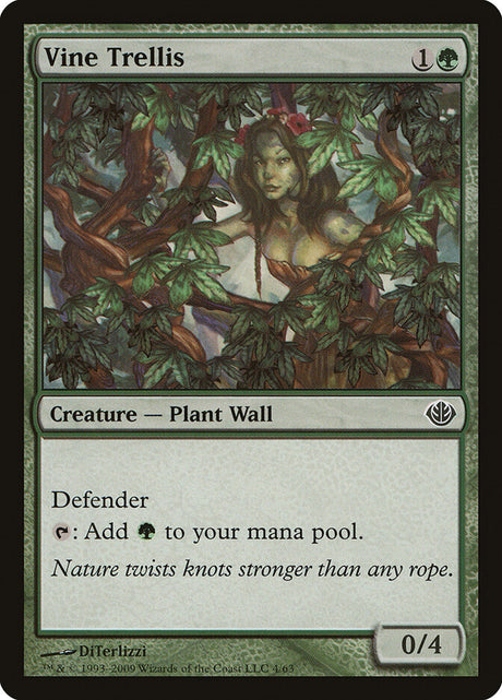 Vine Trellis (4) - Duel Decks: Garruk vs. Liliana (DDD)