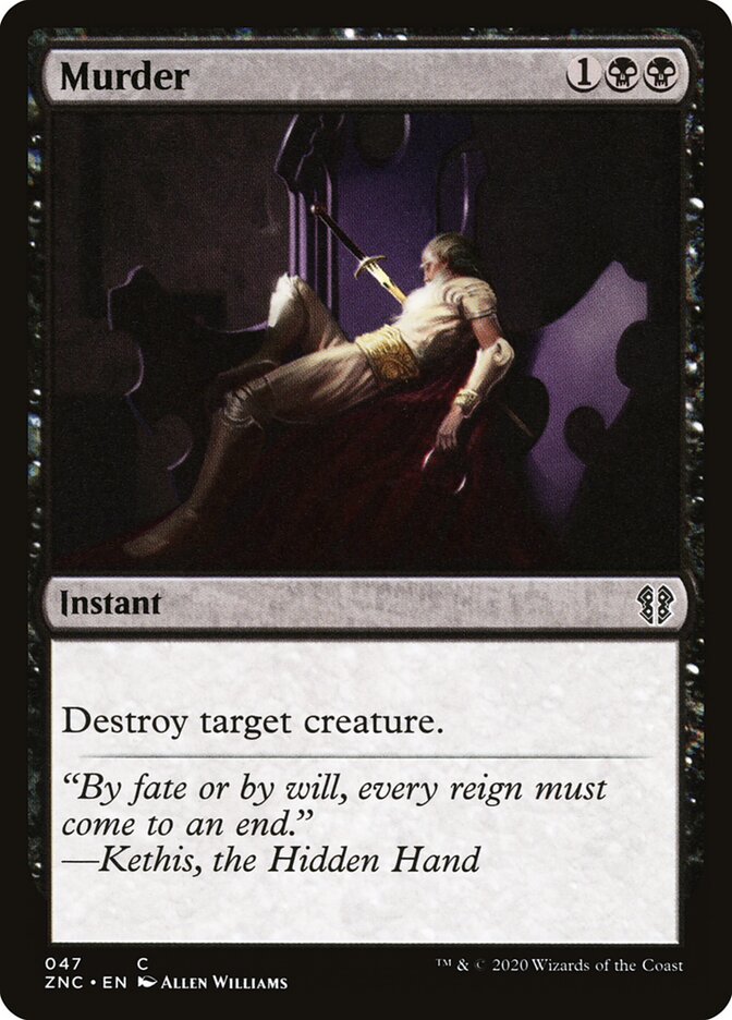 Murder (47) - Zendikar Rising Commander (ZNC)