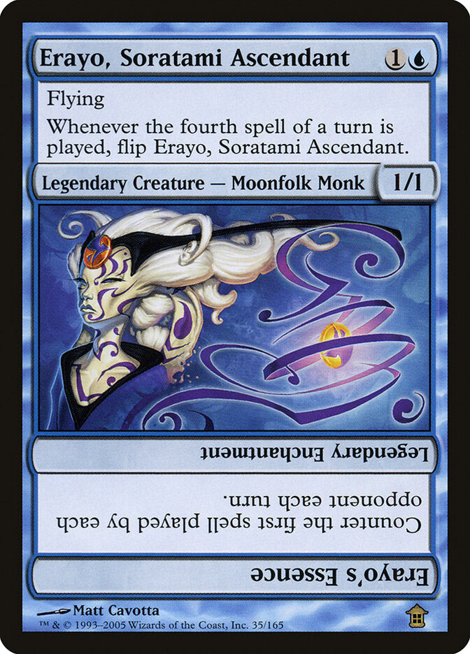 Erayo, Soratami Ascendant // Erayo's Essence (35) - Saviors of Kamigawa (SOK)