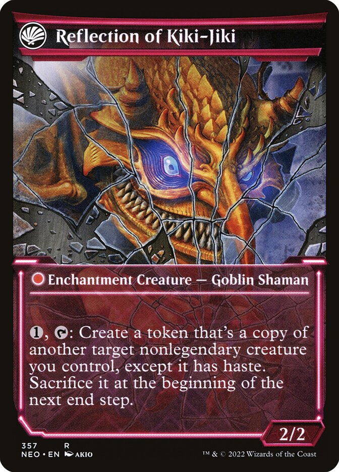 Fable of the Mirror-Breaker // Reflection of Kiki-Jiki (357) - Kamigawa: Neon Dynasty (NEO)