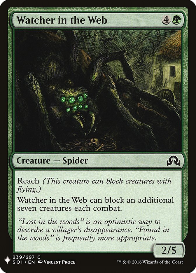 Watcher in the Web - The List (PLST)