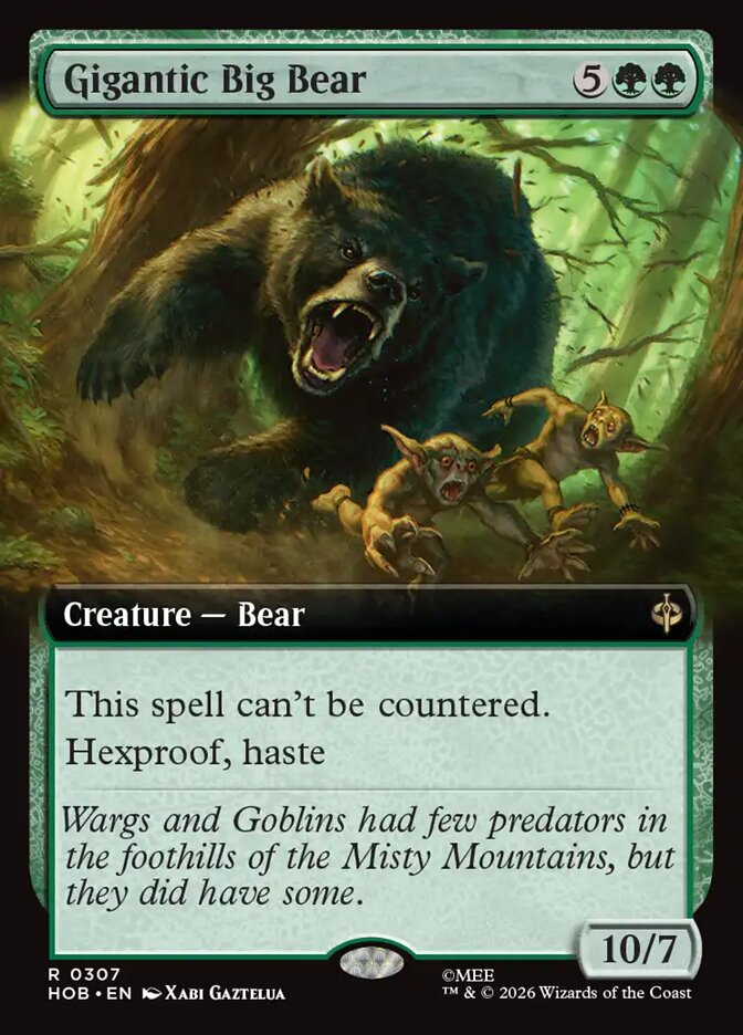 Gigantic Big Bear (307) - The Hobbit (HOB)