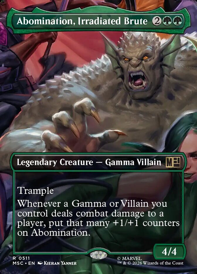 Abomination, Irradiated Brute (511) - Marvel Super Heroes Commander (MSC)