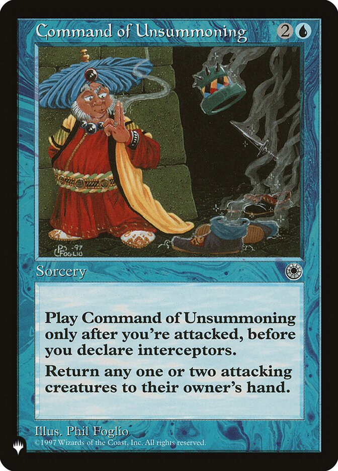 Command of Unsummoning (POR-48) - The List (PLST)