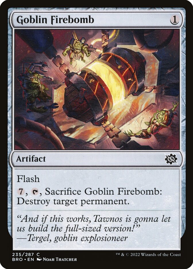 Goblin Firebomb (235) - The Brothers' War (BRO)