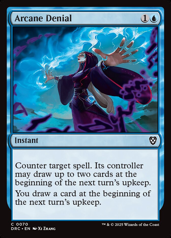 Arcane Denial - Aetherdrift Commander (DRC)