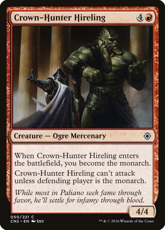 Crown-Hunter Hireling (50) - Conspiracy: Take the Crown (CN2)