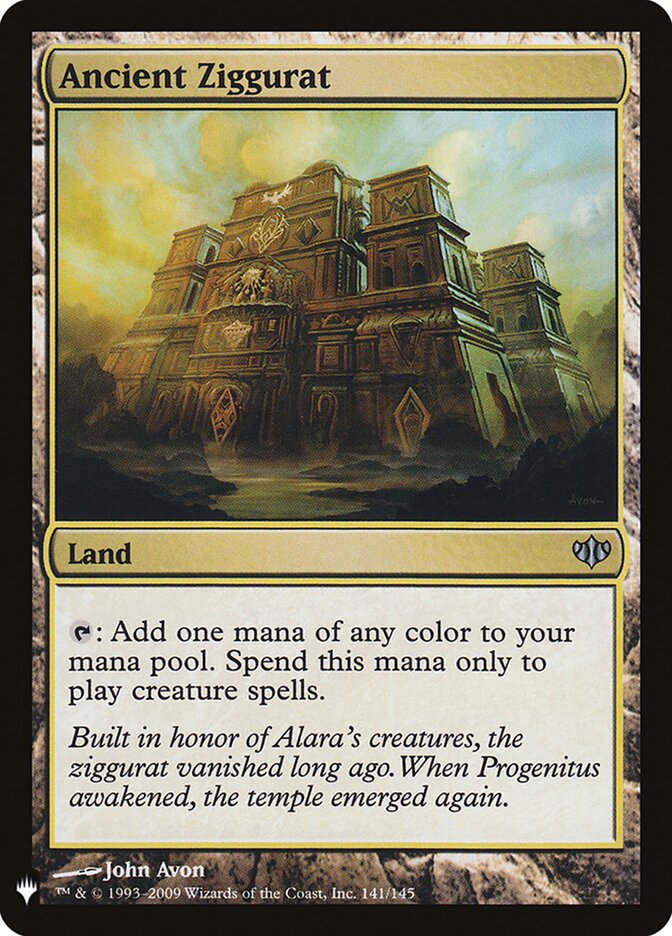 Ancient Ziggurat (CON-141) - The List (PLST)