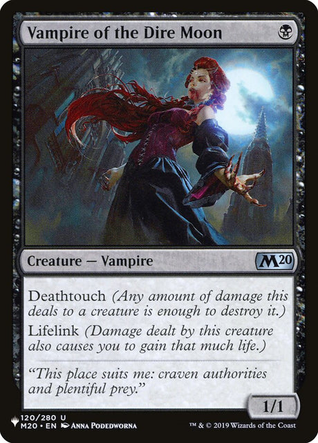 Vampire of the Dire Moon (M20-120) - The List (PLST)