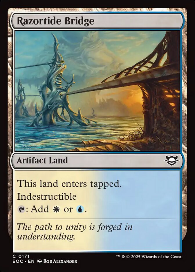 Razortide Bridge (171) - Edge of Eternities Commander (EOC)