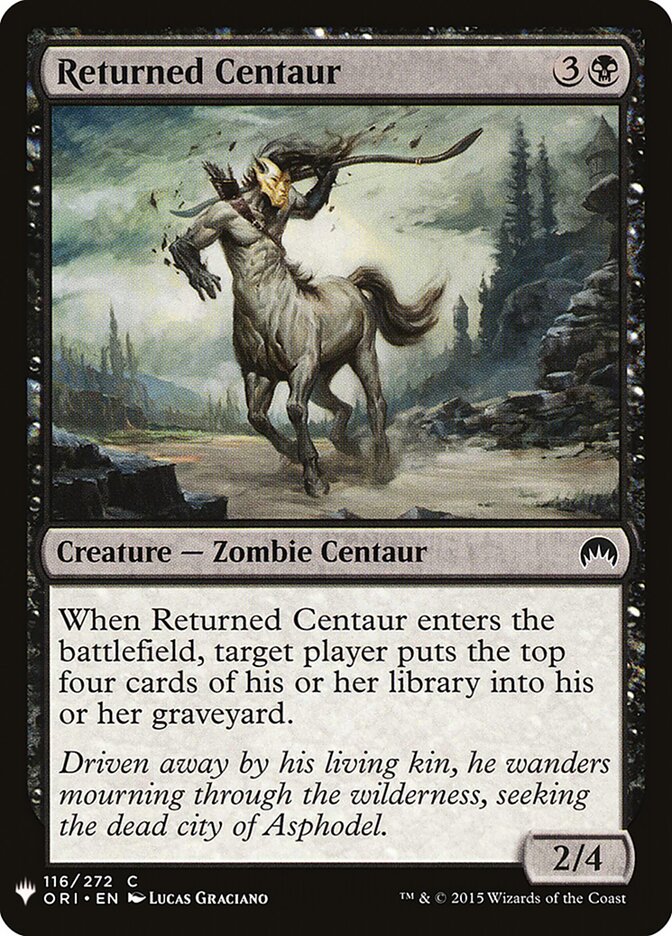Returned Centaur (ORI-116) - The List (PLST)