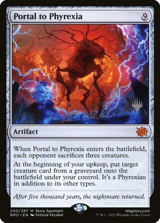 Portal to Phyrexia (240p) - The Brothers' War Promos (PBRO)