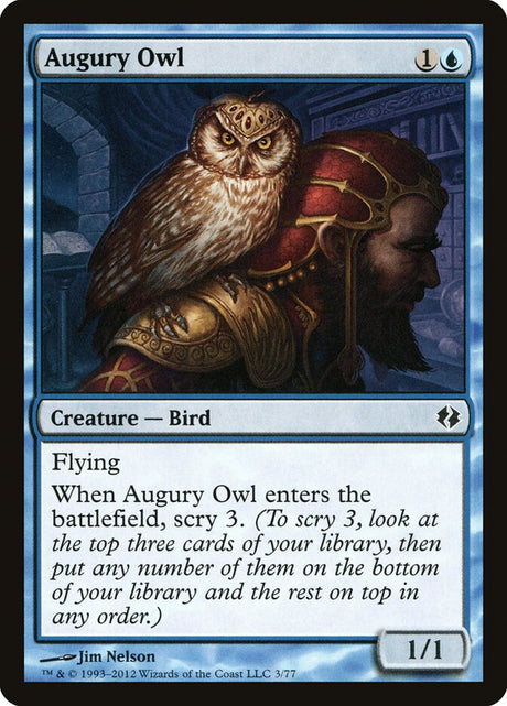 Augury Owl (3) - Duel Decks: Venser vs. Koth (DDI)