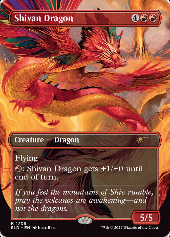 Shivan Dragon (1709) - Secret Lair Drop (SLD)