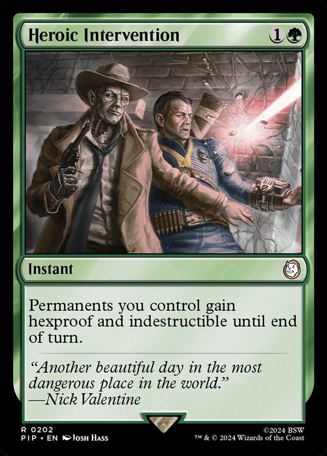 Heroic Intervention - [Foil] Fallout (PIP)