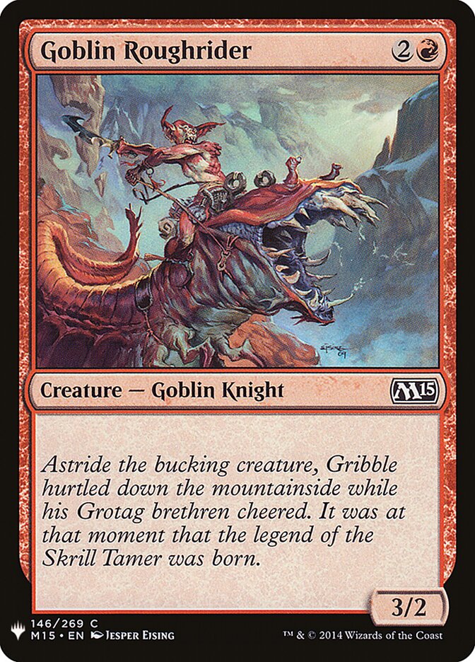 Goblin Roughrider (M15-146) - The List (PLST)