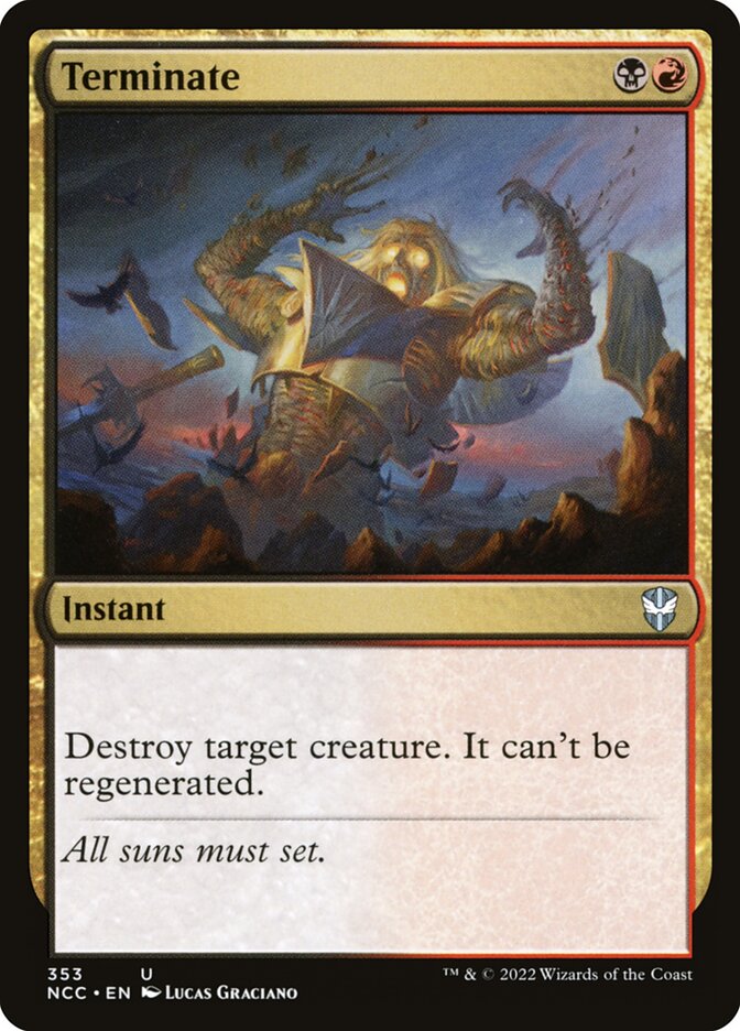 Terminate (353) - New Capenna Commander (NCC)