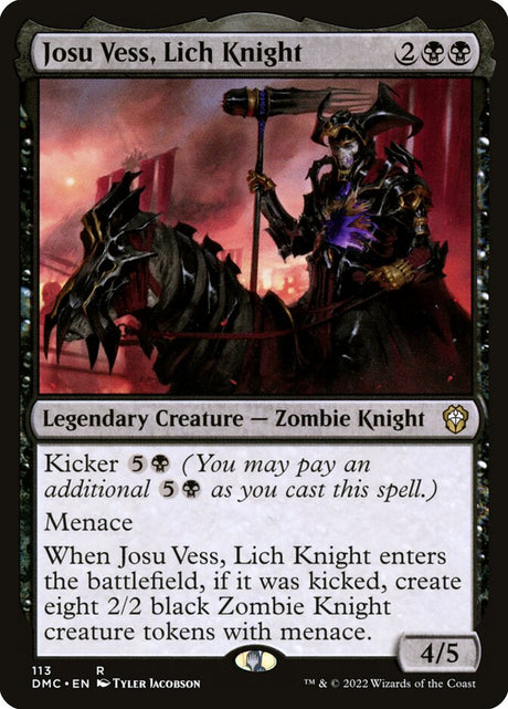 Josu Vess, Lich Knight (113) - Dominaria United Commander (DMC)