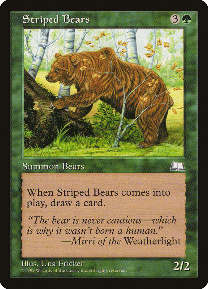 Striped Bears (140) - Weatherlight (WTH)