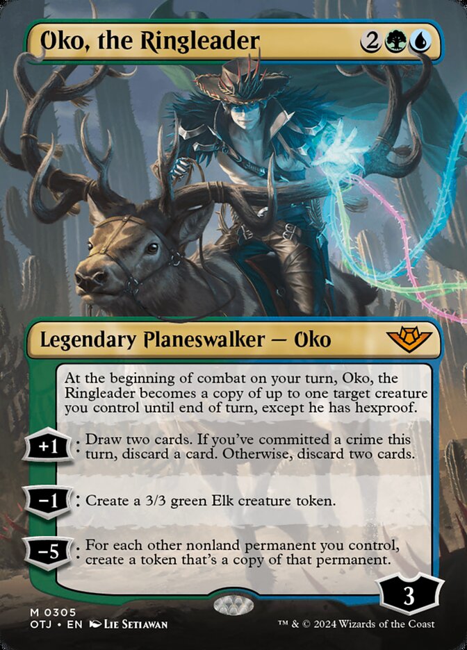 Oko, the Ringleader - [Borderless] Outlaws of Thunder Junction (OTJ)
