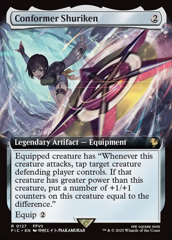Conformer Shuriken (127) - [Foil, Extended Art] Final Fantasy Commander (FIC)