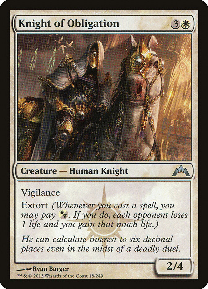 Knight of Obligation (18) - Gatecrash (GTC)