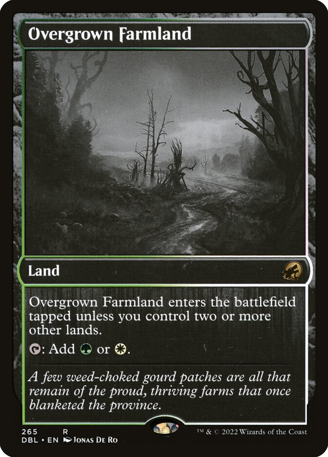 Overgrown Farmland (265) - Innistrad: Double Feature (DBL)