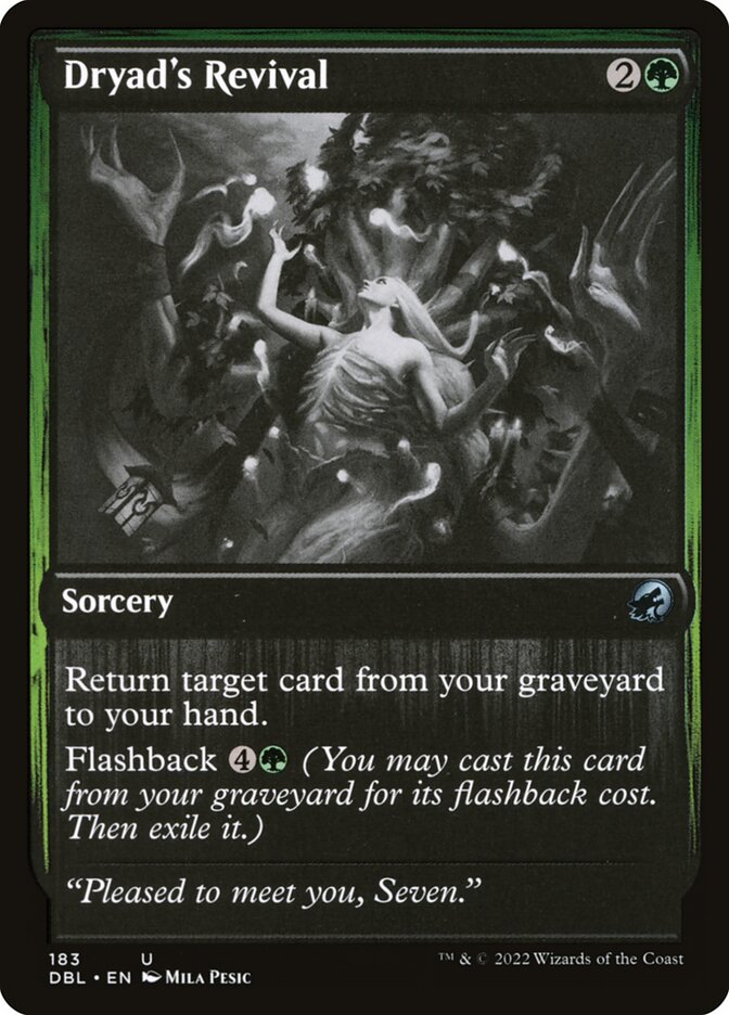 Dryad's Revival - [Foil] Innistrad: Double Feature (DBL)