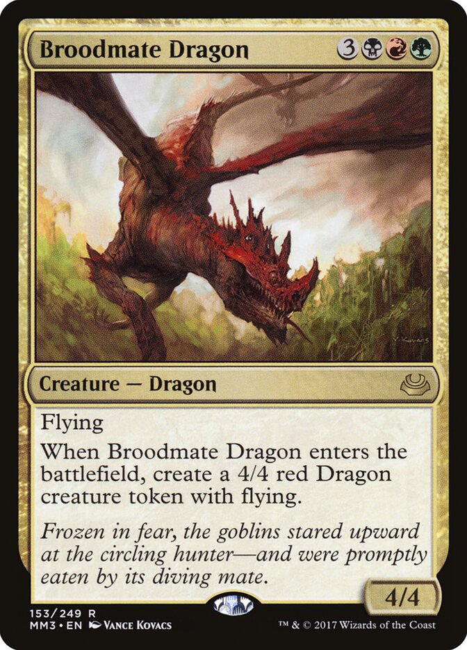 Broodmate Dragon (153) - Modern Masters 2017 (MM3)