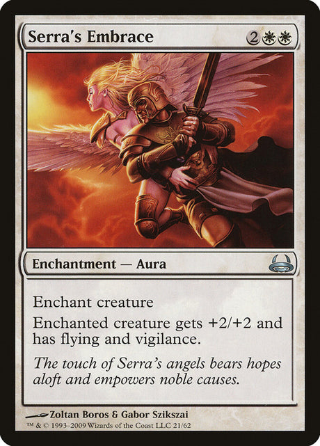 Serra's Embrace (21) - Duel Decks: Divine vs. Demonic (DDC)