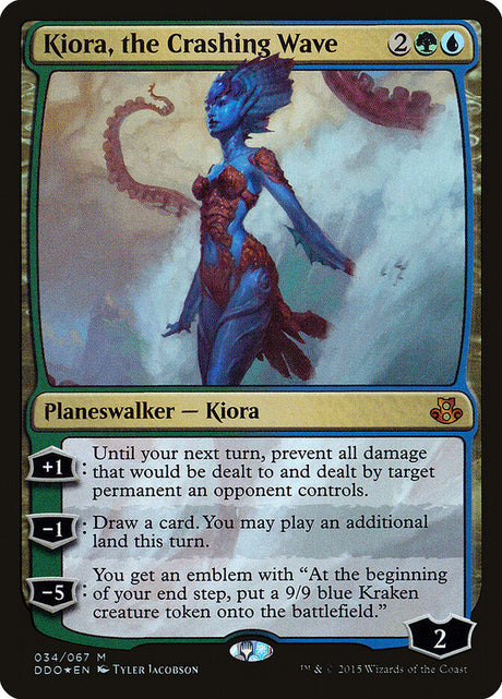 Kiora, the Crashing Wave (34) - Duel Decks: Elspeth vs. Kiora (DDO)