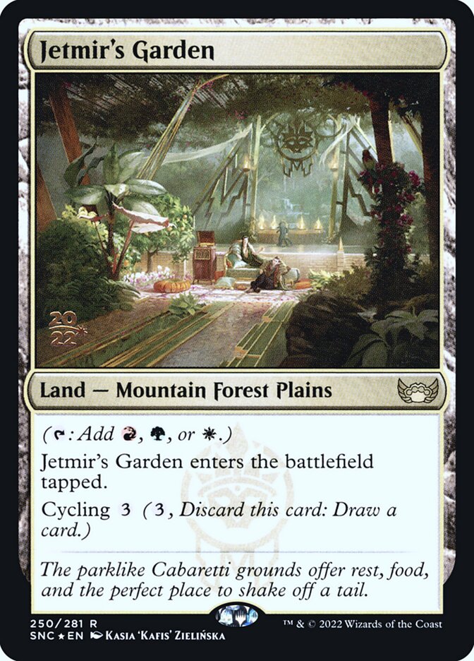Jetmir's Garden (250s) - Streets of New Capenna Promos (PSNC)