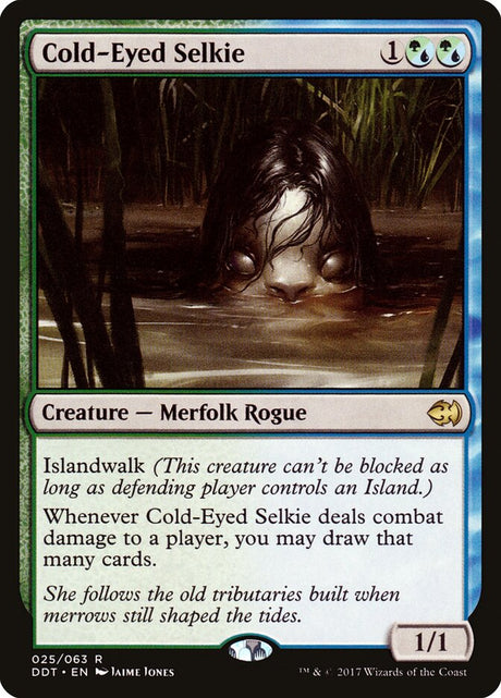 Cold-Eyed Selkie (25) - Duel Decks: Merfolk vs. Goblins (DDT)
