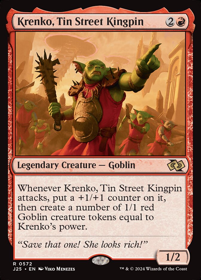 Krenko, Tin Street Kingpin (572) - Foundations Jumpstart (J25)