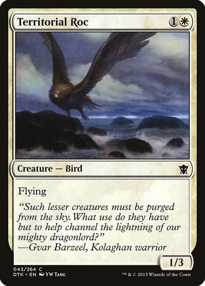 Territorial Roc (43) - Dragons of Tarkir (DTK)