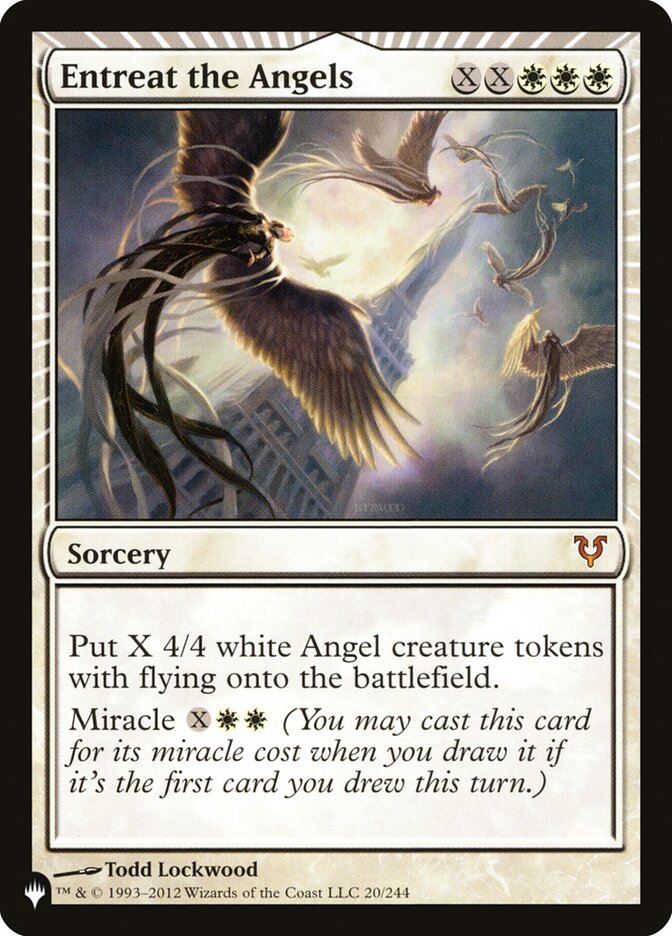 Entreat the Angels (AVR-20) - The List (PLST)