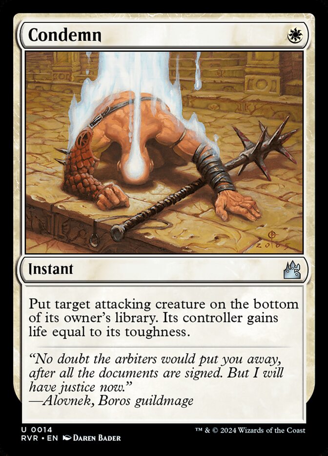 Condemn (14) - Ravnica Remastered (RVR)