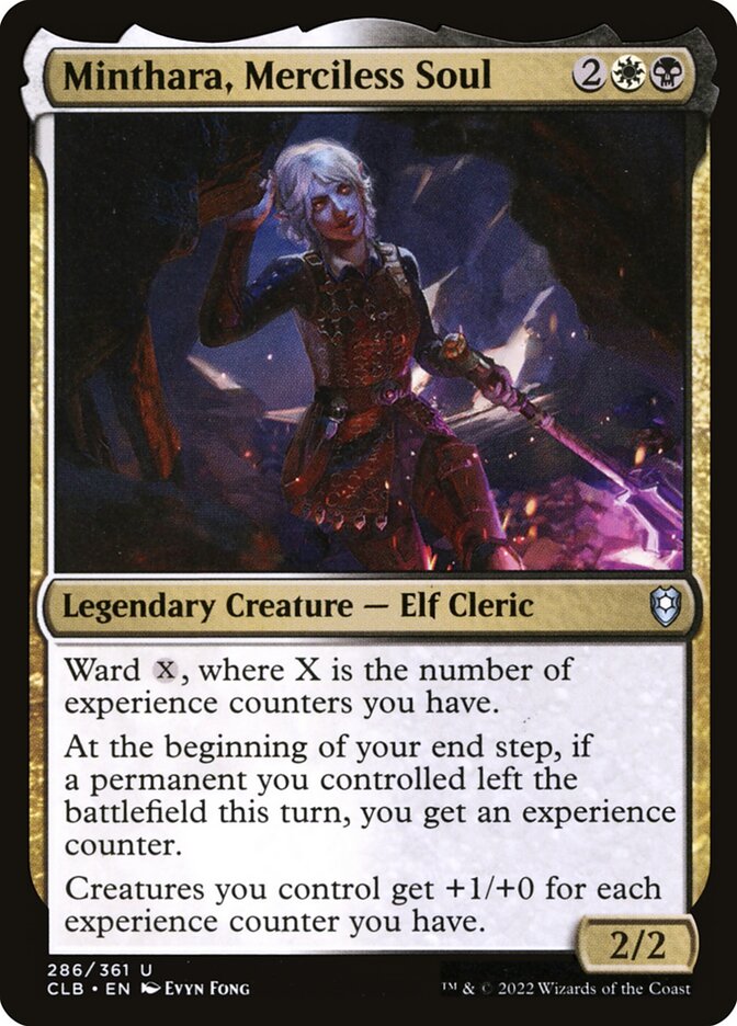 Minthara, Merciless Soul (286) - Commander Legends: Battle for Baldur's Gate (CLB)