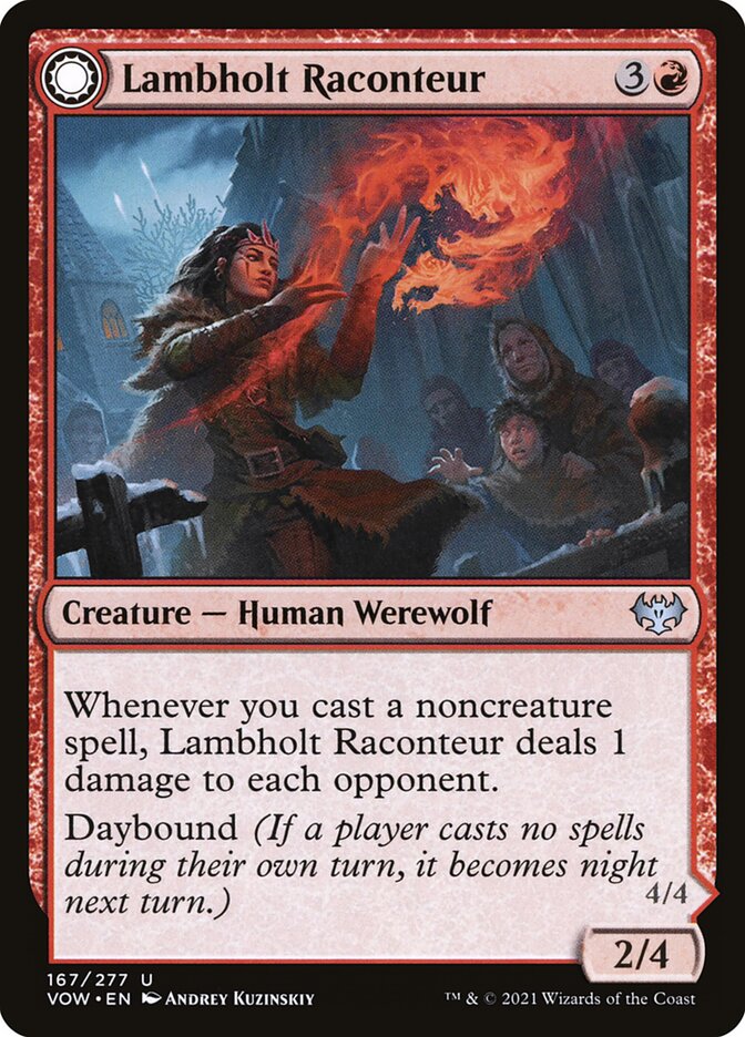 Lambholt Raconteur // Lambholt Ravager (167) - Innistrad: Crimson Vow (VOW)
