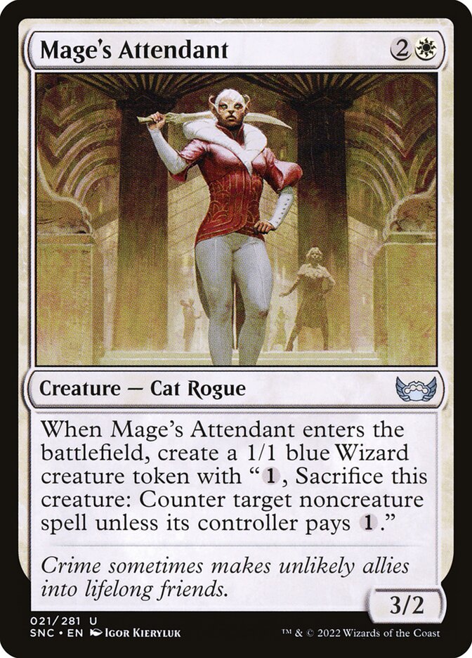 Mage's Attendant (21) - Streets of New Capenna (SNC)