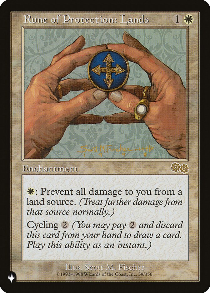 Rune of Protection: Lands (USG-39) - The List (PLST)