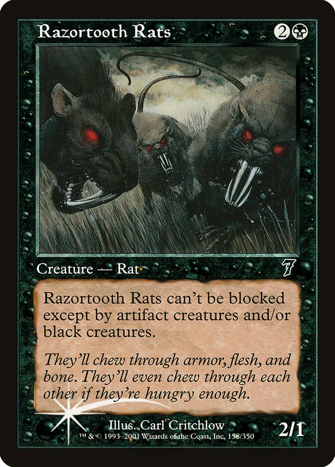 Razortooth Rats (158) - Seventh Edition (7ED)