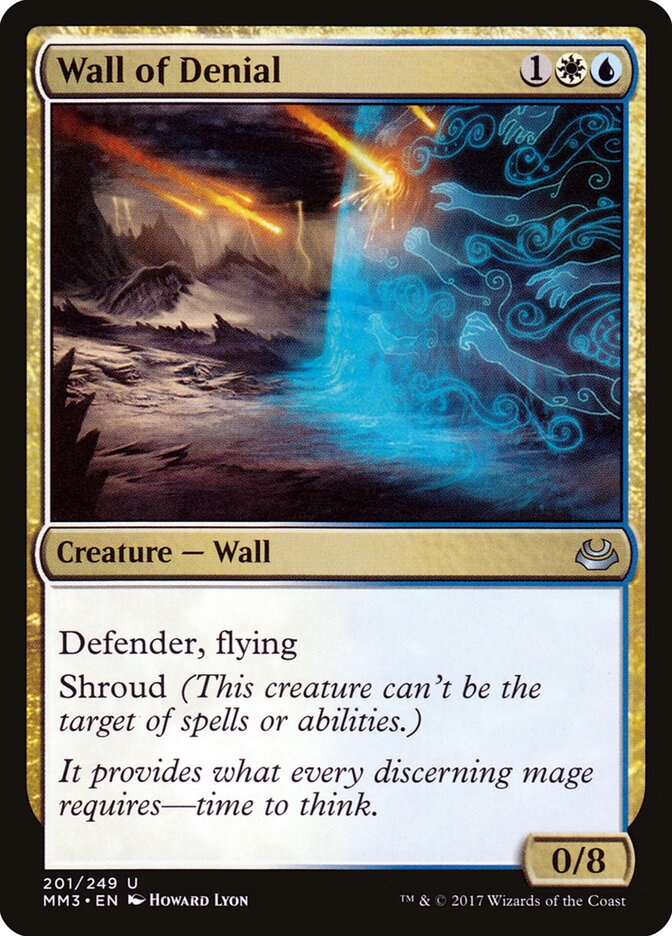 Wall of Denial (201) - Modern Masters 2017 (MM3)