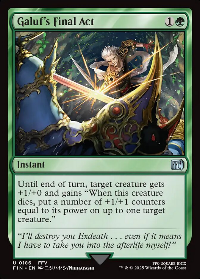 Galuf's Final Act (186) - Final Fantasy (FIN)