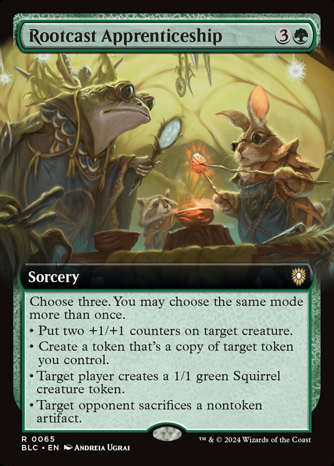 Rootcast Apprenticeship - [Extended Art] Bloomburrow Commander (BLC)