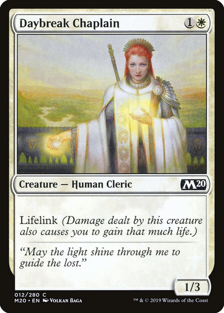 Daybreak Chaplain (12) - Core Set 2020 (M20)
