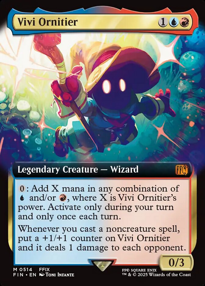 Vivi Ornitier (514) - [Foil, Extended Art] Final Fantasy (FIN)