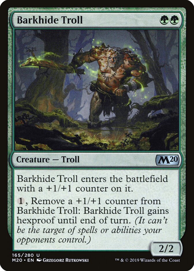 Barkhide Troll (165) - Core Set 2020 (M20)