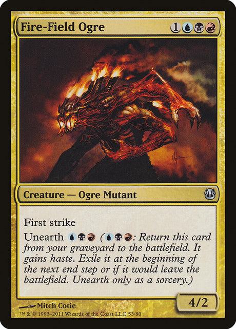 Fire-Field Ogre (53) - Duel Decks: Ajani vs. Nicol Bolas (DDH)